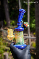 Pink Slyme over Bronze Sparkle Fumed Mini Tube