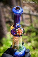Pink Slyme over Bronze Sparkle Fumed Mini Tube