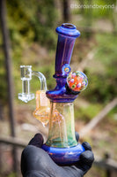 Pink Slyme over Bronze Sparkle Fumed Mini Tube