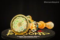 Blue Crop Circle and Fume Flower Bubbler