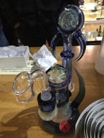Hippo Blue Faceted Tube