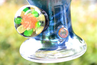 Oil Slick Fumed Minitube with Clear Neck