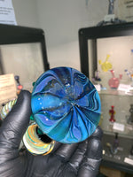 Single Horn Hourglass Fumed Piece