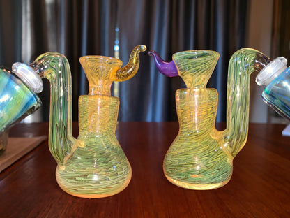 Flower/Dab Sets with Removable Downstem