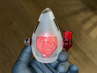 Mini Red Crop Circle Egg