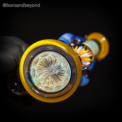 Pineapple Juice over Icy White Hourglass