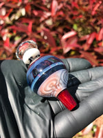 White, Blue and Red Bubble Cap