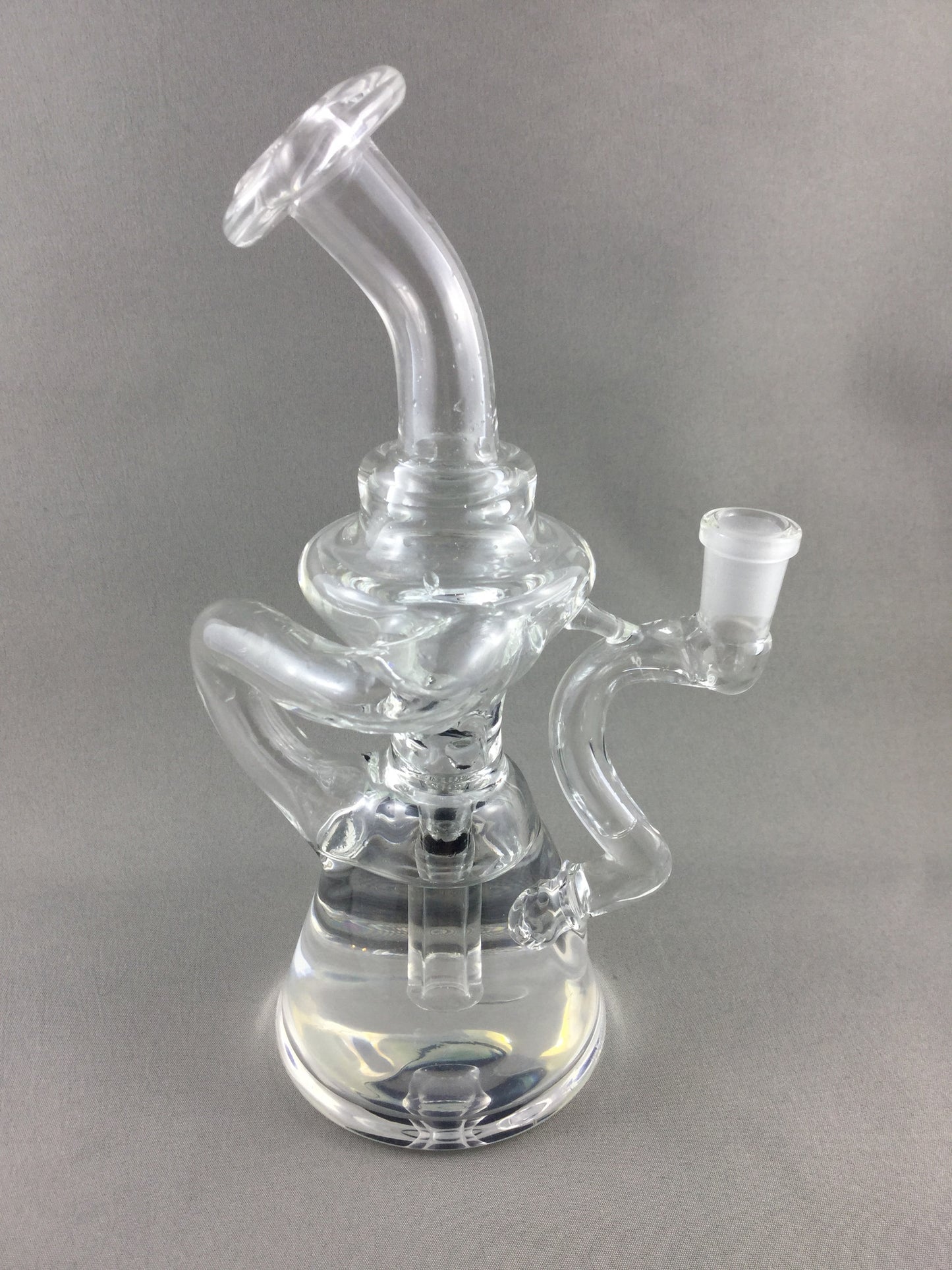 Clear Recycler with Fume Marble