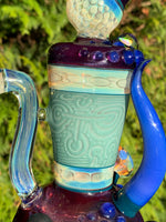 Green Crop Circle Hourglass