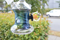 Oil Slick Fumed Minitube with Clear Neck