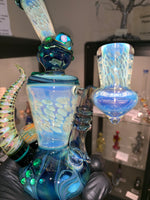 Single Horn Hourglass Fumed Piece