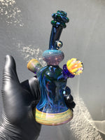 Blue Thunder and Fume over Purple Lollipop Mini Tube