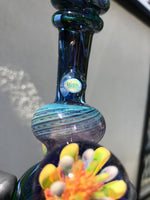 Blue Thunder and Fume over Purple Lollipop Mini Tube
