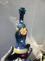 Blue Thunder and Fume over Purple Lollipop Mini Tube