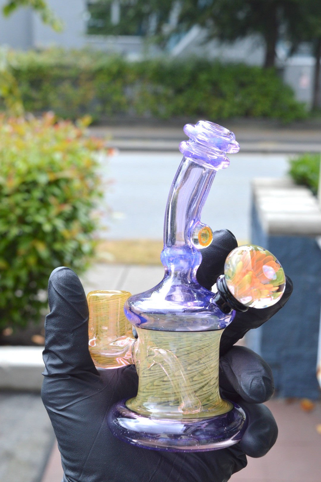 Transparent Purple and Fume Minitube