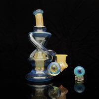17 - Hippo Collab Double Uptake Recycler w/ Marble