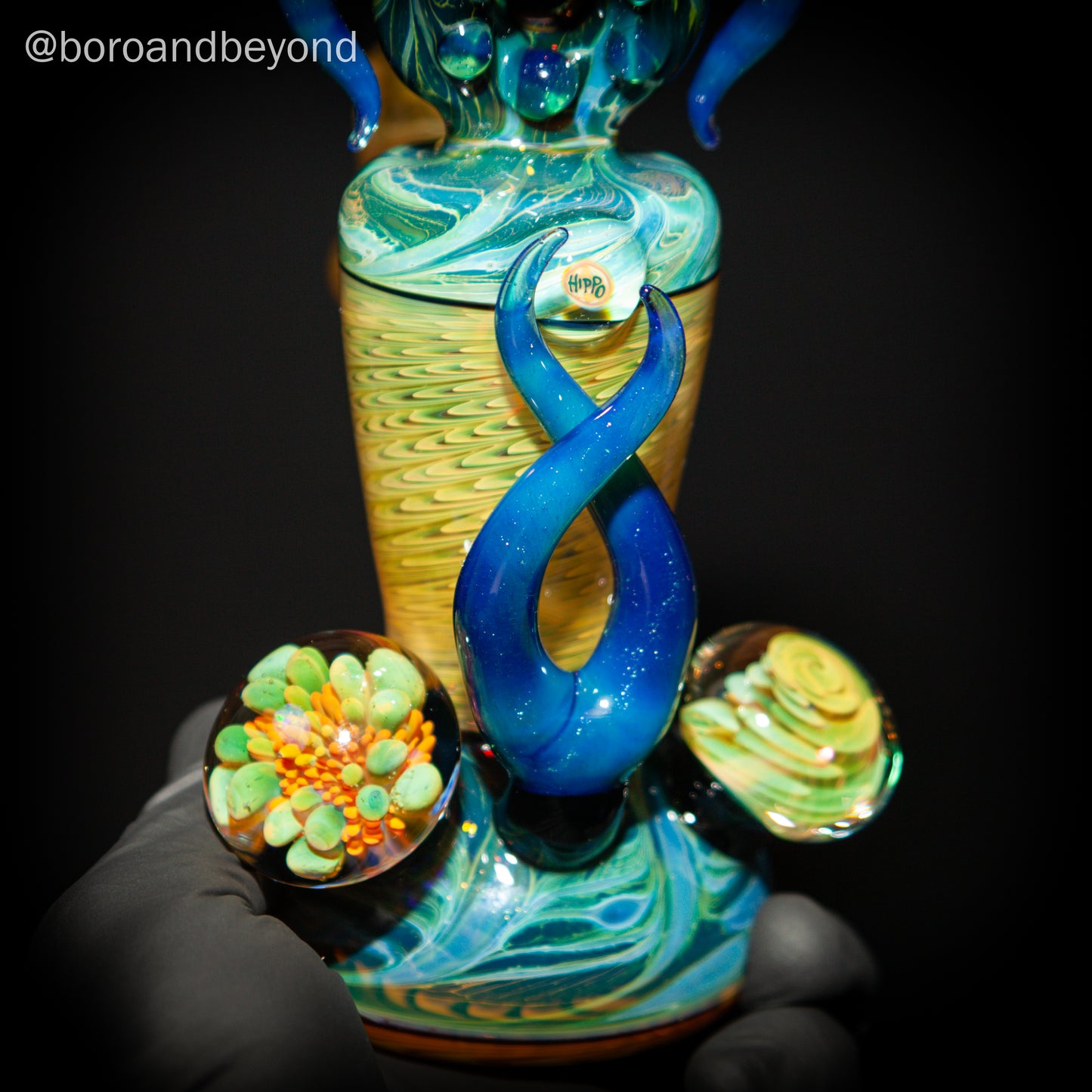 Dark Multi and Sparkle Hourglass