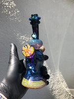 Blue Thunder and Fume over Purple Lollipop Mini Tube