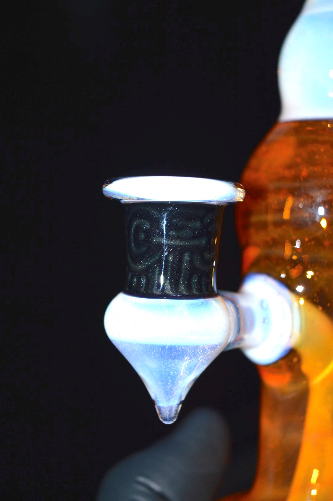 Orange Mini Tube with Crop Circles