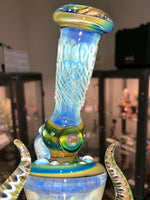 Dual Horn Hourglass Fumed Piece