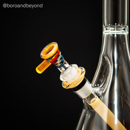 Satin Orange Wig Wag Tube