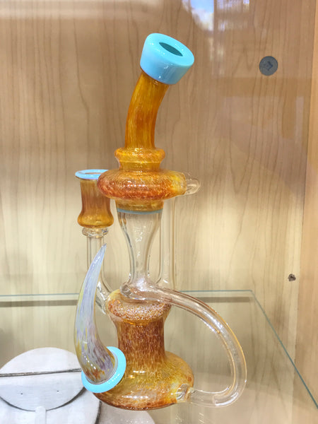 Orange and Teal Recycler