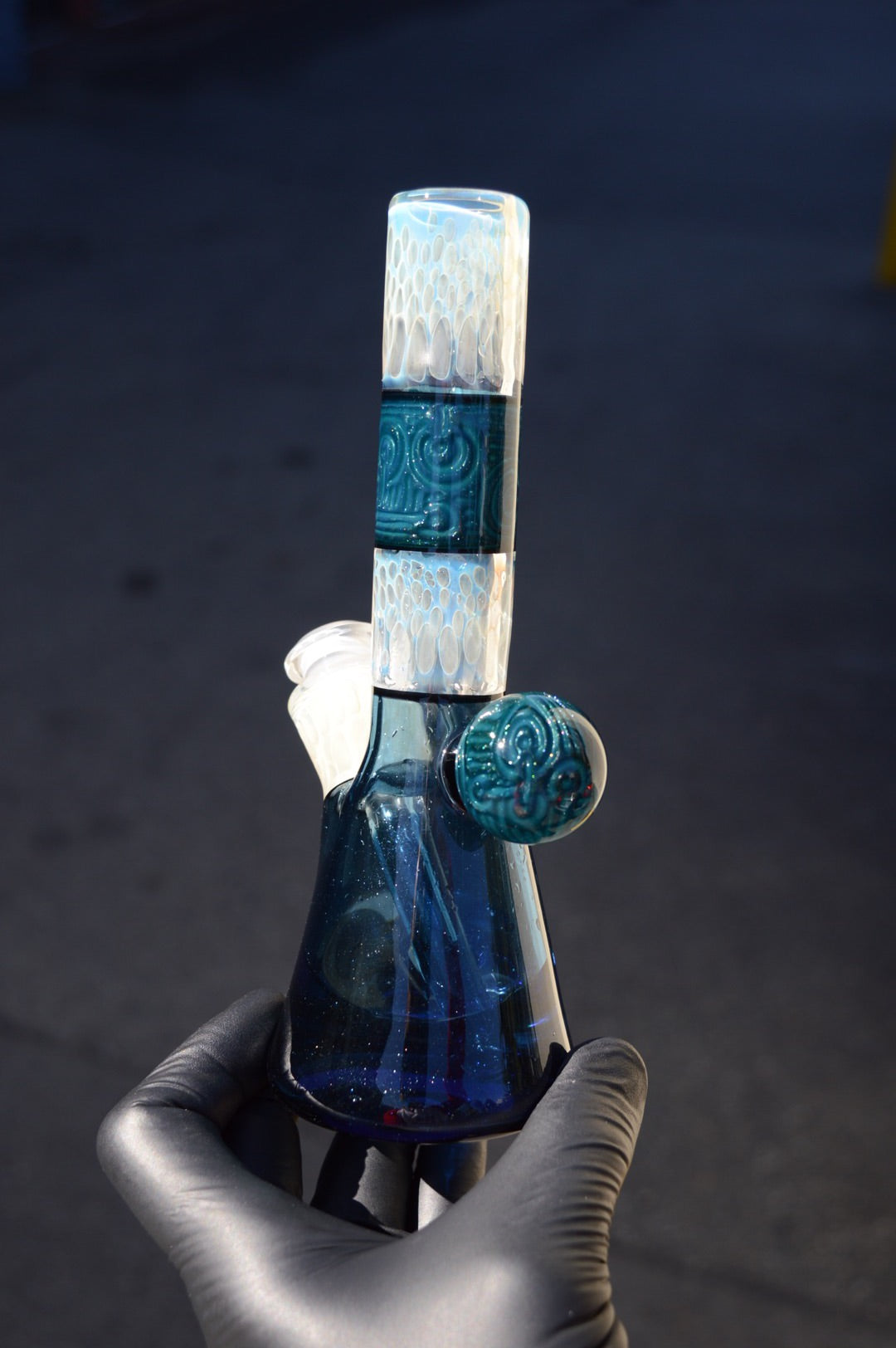 Blue Crop Circle and Fume Tube