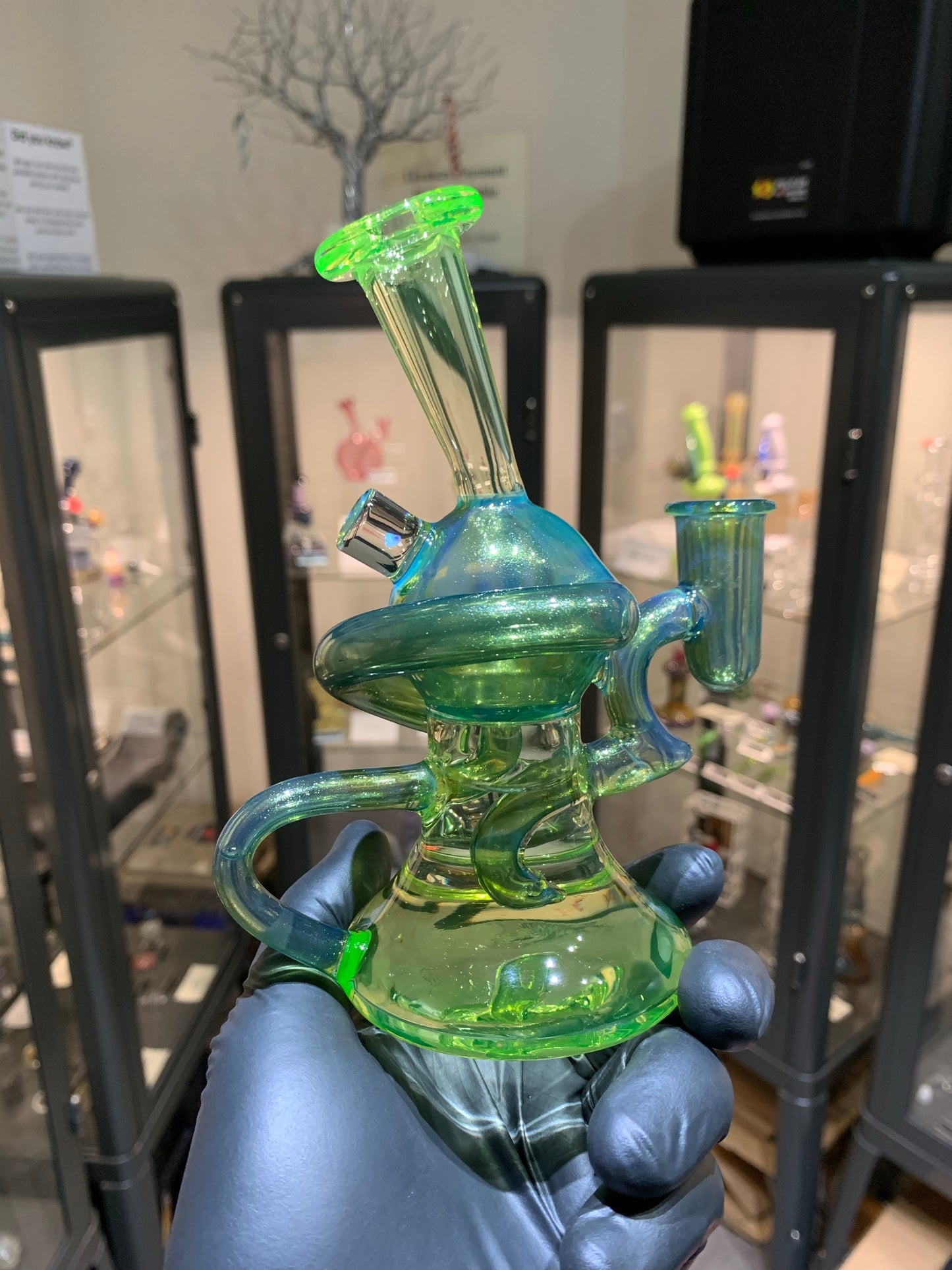 UV Reactive 2-Tone Green Recycler
