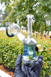 Oil Slick Fumed Minitube with Clear Neck