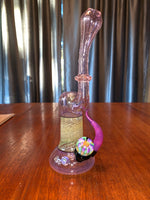 Pink Lollipop Sherlock Bubbler