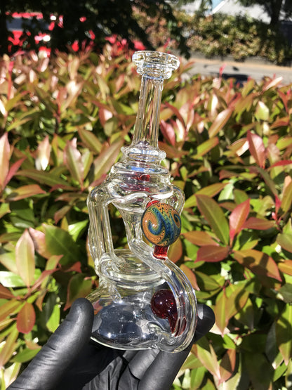 Red Accented Floating Recycler