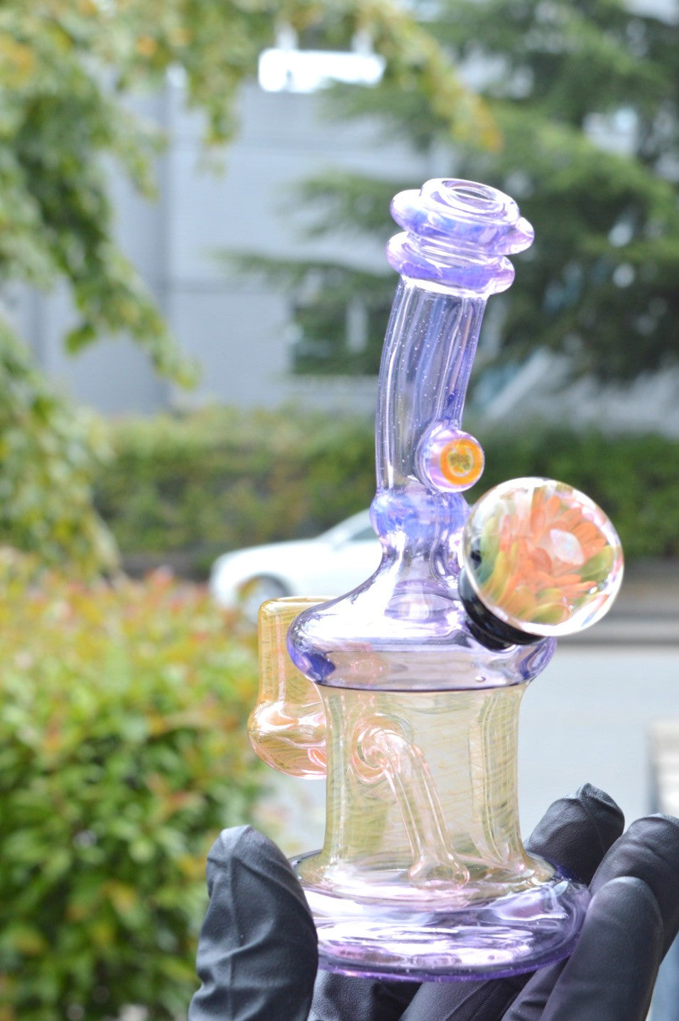 Transparent Purple and Fume Minitube