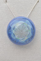 Light Cobalt and Silver Fume Pendant