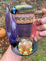 Purple Crop Circle and Fume Hourglass