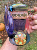 Purple Crop Circle and Fume Hourglass