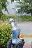 Raked Blue and Clear Neck Minitube