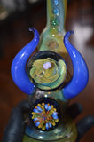 Rainbow Ghost Fume Mini Tube with Blue Horns