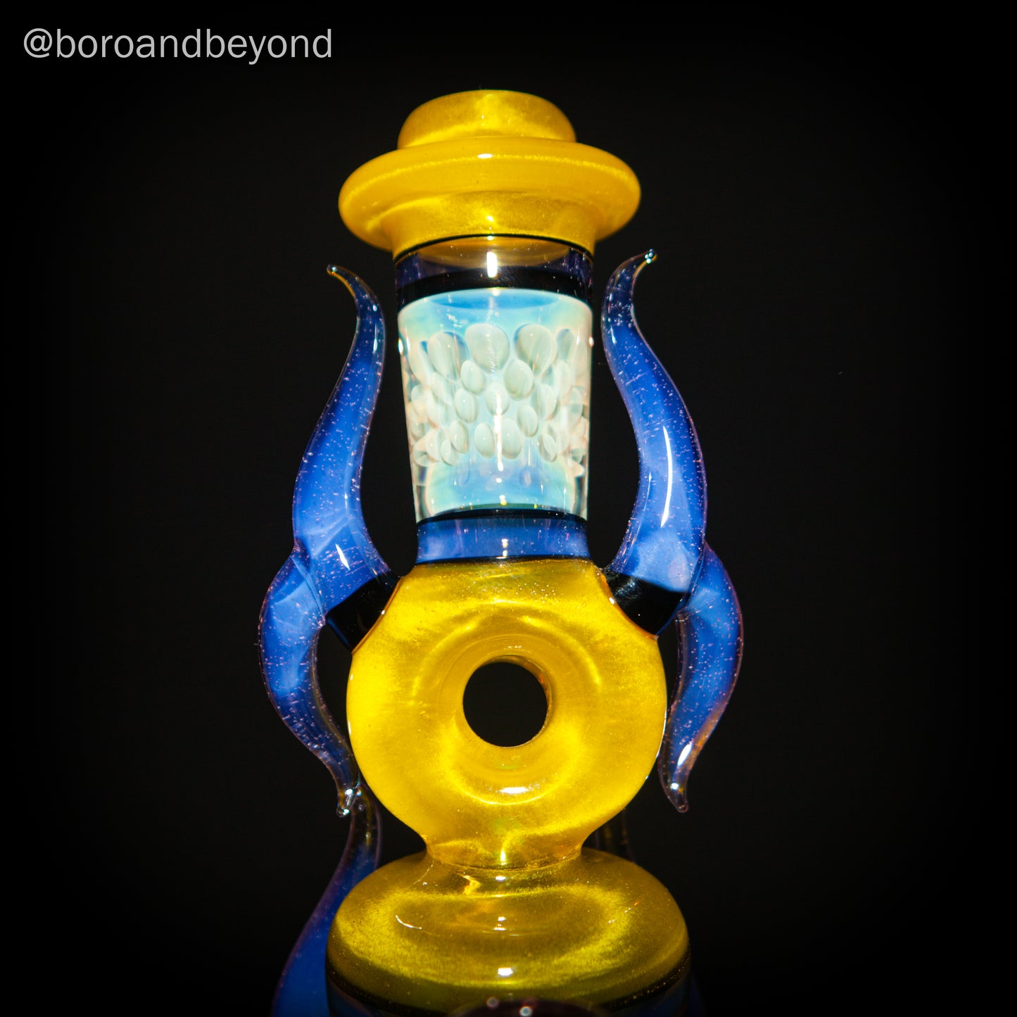 Pineapple Juice over Icy White Hourglass