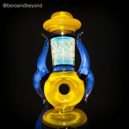 Pineapple Juice over Icy White Hourglass