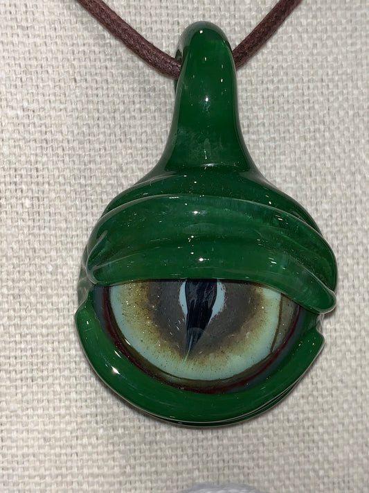 Green Eyeball Pendant