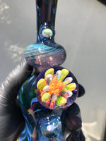 Blue Thunder and Fume over Purple Lollipop Mini Tube