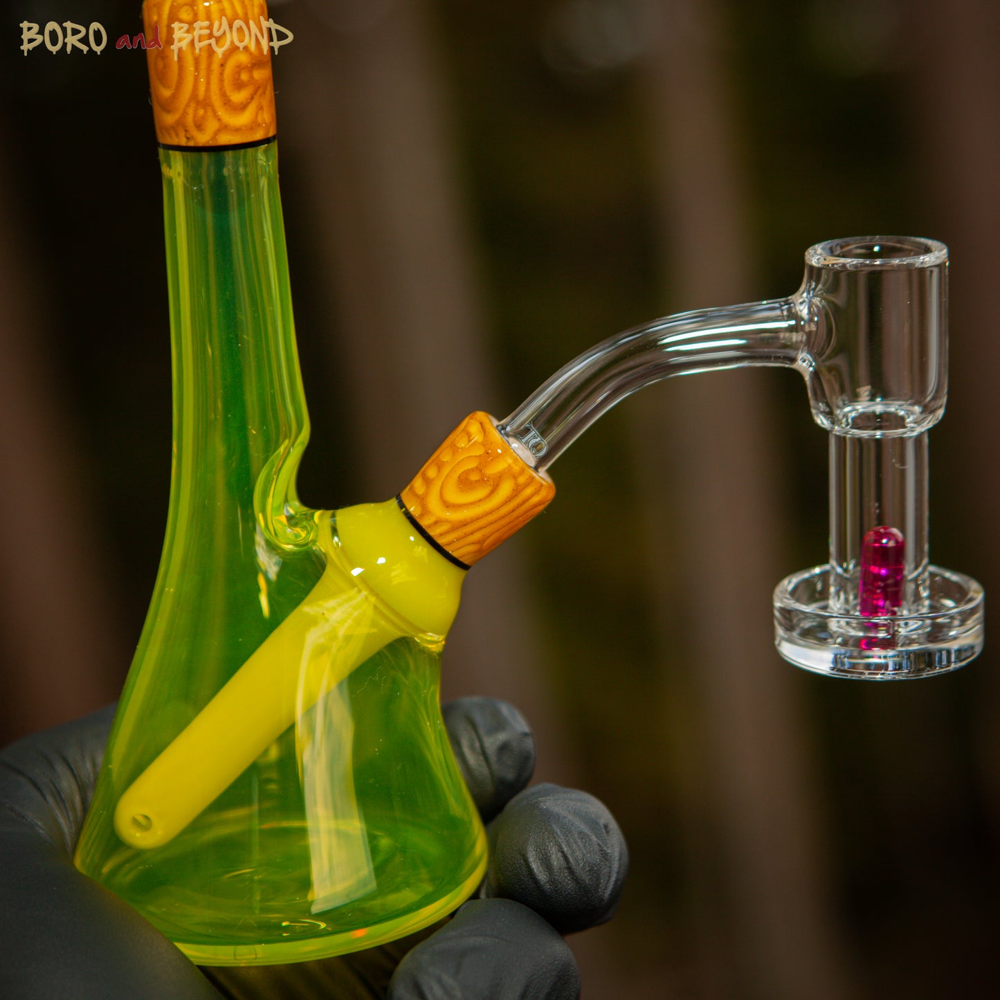 Yellow and Crop Circle Mini Tube