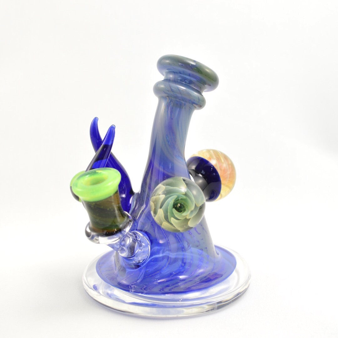 Fully Worked Blue Space Tube