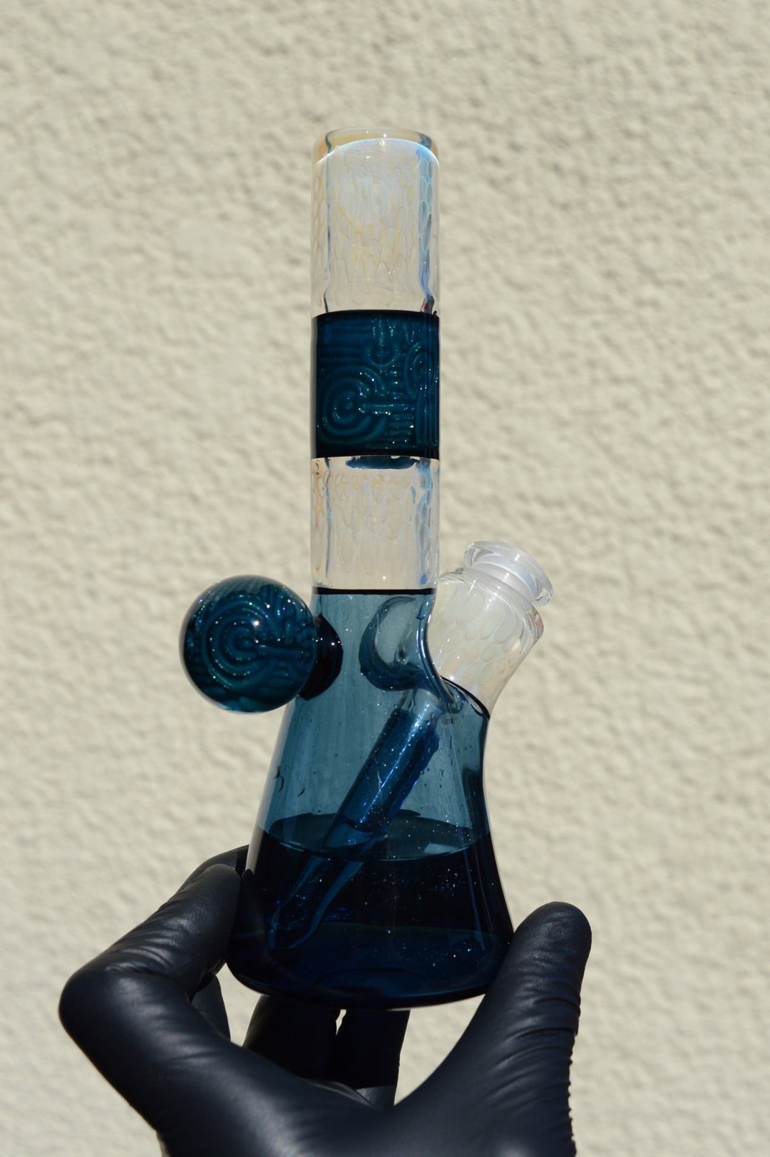 Blue Crop Circle and Fume Tube