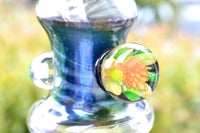Oil Slick Fumed Minitube with Clear Neck