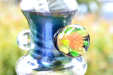 Oil Slick Fumed Minitube with Clear Neck